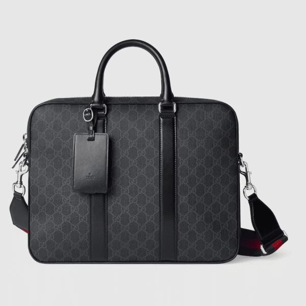 GUCCI BLACK MEDIUM BRIEFCASE