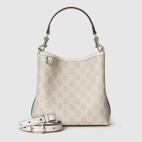 GUCCI EMBLEM SMALL BUCKET BAG