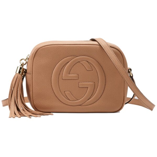 GUCCI SOHO SMALL LEATHER DISCO BAG