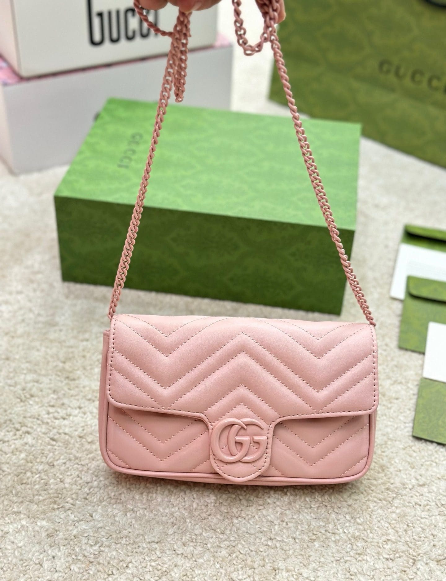 GUCCI MARMONT MINI BAG - 图片 6