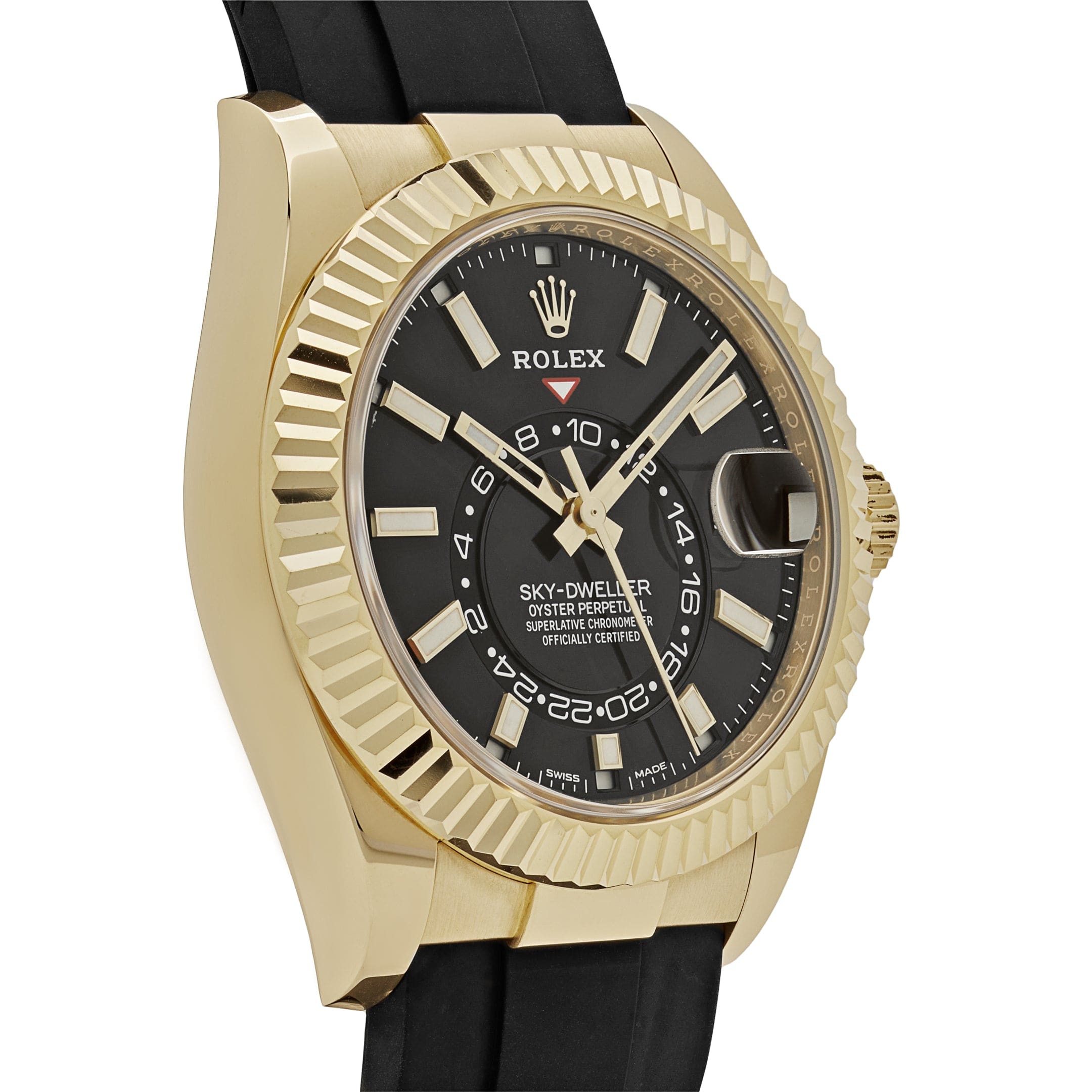 Rolex Sky-Dweller 326238 Yellow Gold Bright Black Dial - 图片 4