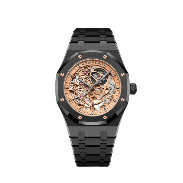 Audemars Piguet Royal Oak 15416CE.OO.1225CE.02 Double Balance Wheel Black Ceramic Openworked Dial Limited Edition