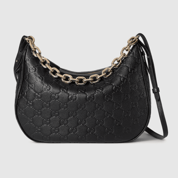 GG EMBLEM LARGE SHOULDER BAG