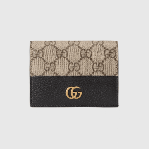 Gucci Marmont bi-color card case wallet