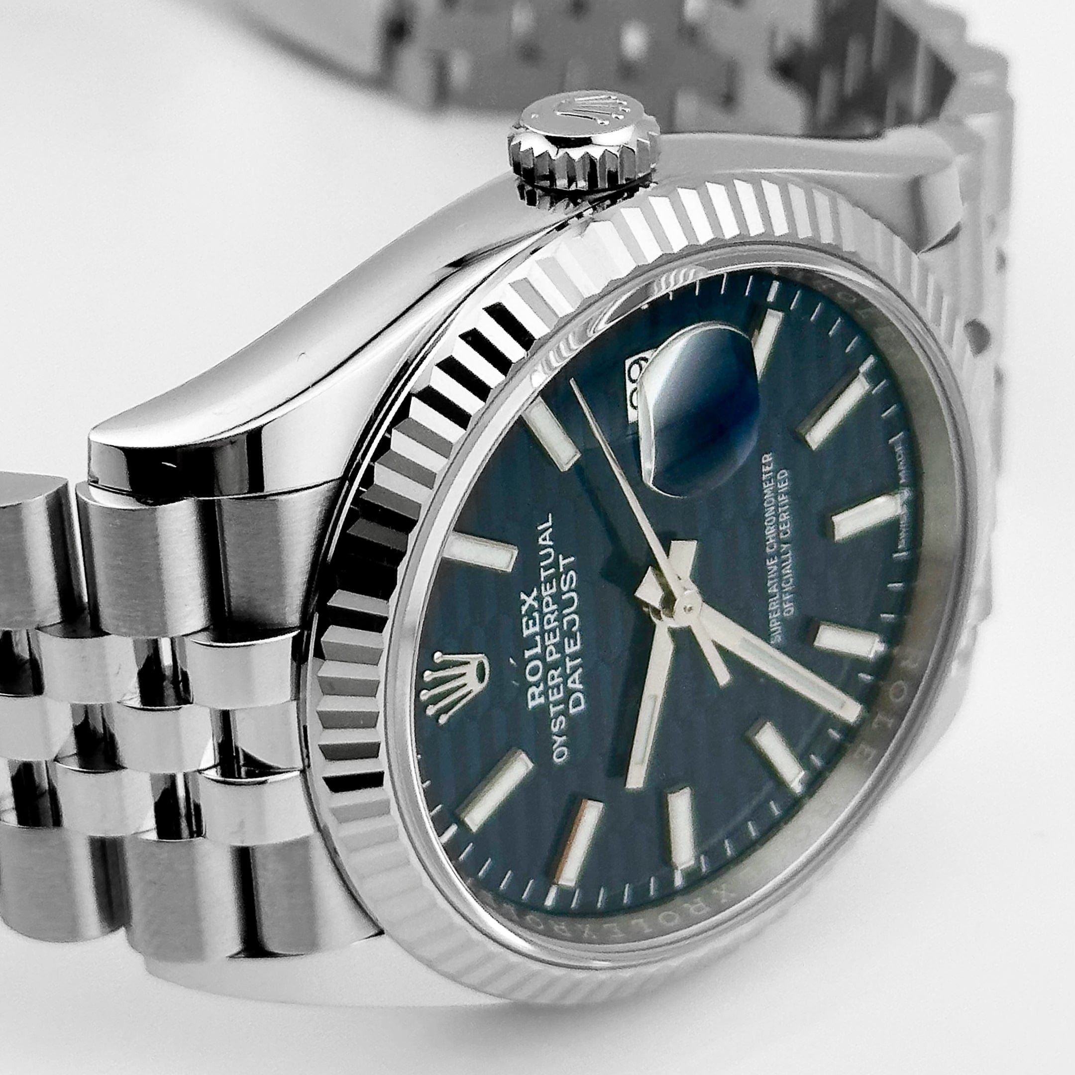 Rolex Datejust 36 126234 Stainless Steel Blue Motif Dial Jubilee (2023) - 图片 4