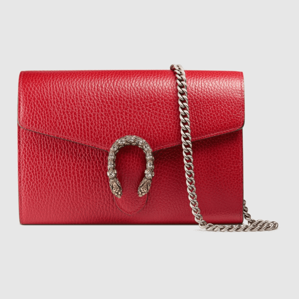 GUCCI Dionysus mini leather chain bag