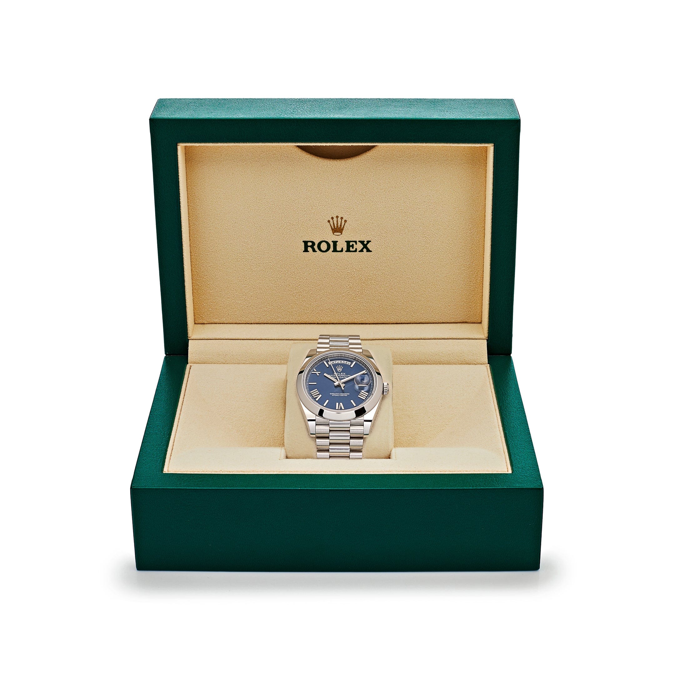 Rolex Day-Date 40 228206 Platinum Blue Dial (2022) - 图片 12