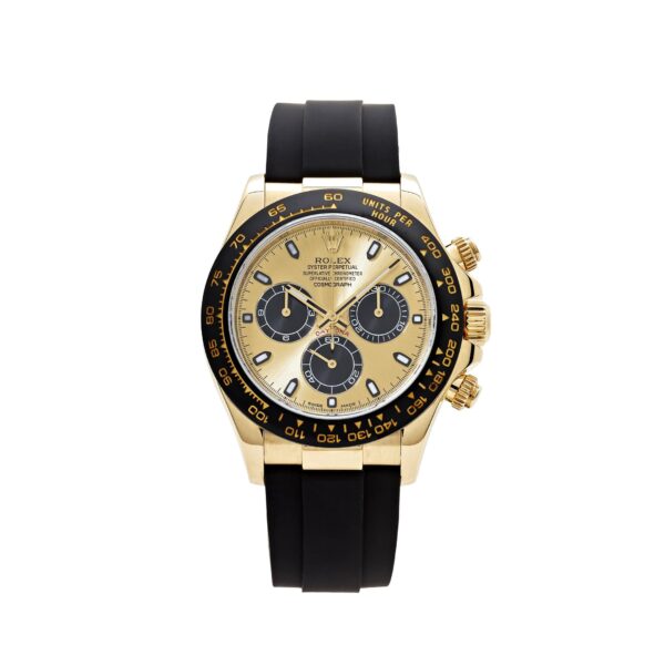 Rolex Daytona 116518LN Yellow Gold Champagne Black Dial