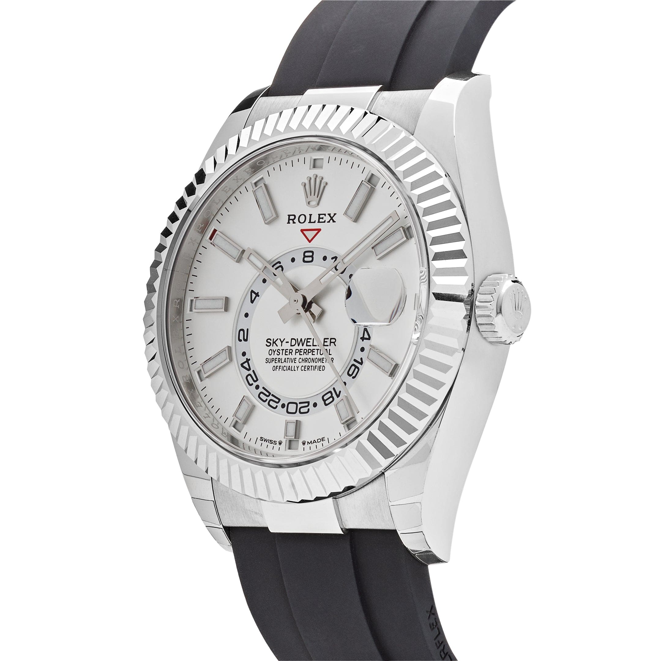 Rolex Sky-Dweller 336239 White Gold White Dial Oysterflex - 图片 3