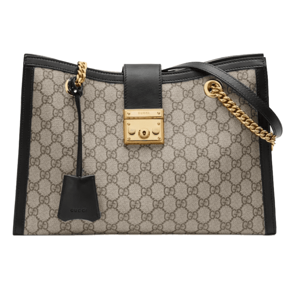 GUCCI PADLOCK MEDIUM GG SHOULDER BAG