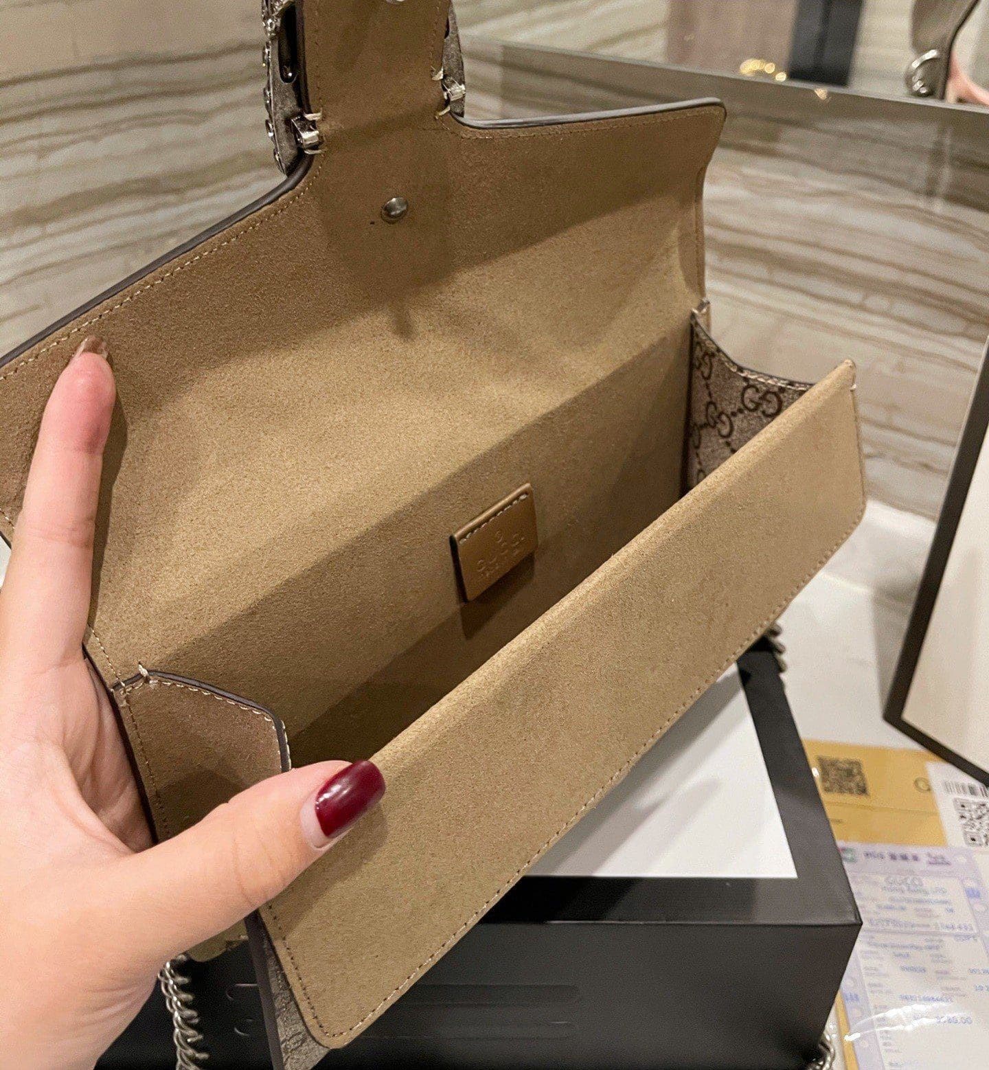 GUCCI DIONYSUS GG SMALL SHOULDER BAG - 图片 10