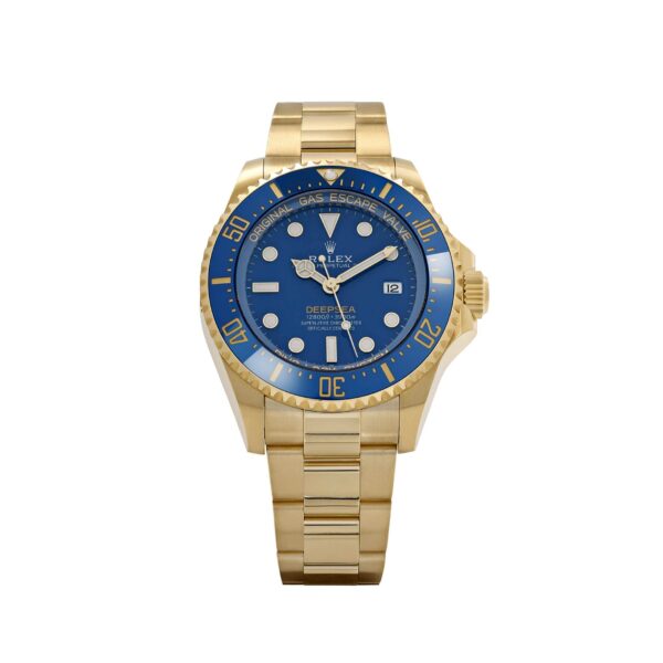 Rolex Deepsea 136668LB Yellow Gold Blue Dial Oyster