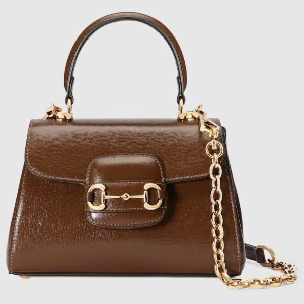 GUCCI HORSEBIT 1955 MINI BAG（BROWN）
