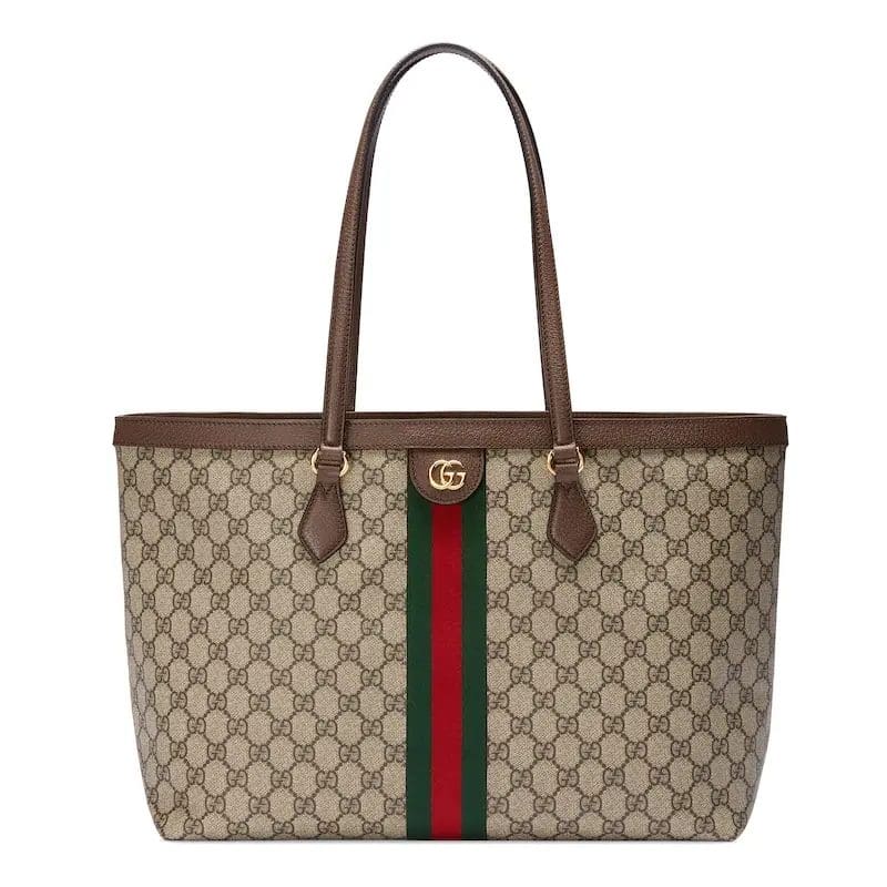 GUCCI OPHIDIA GG MEDIUM TOTE