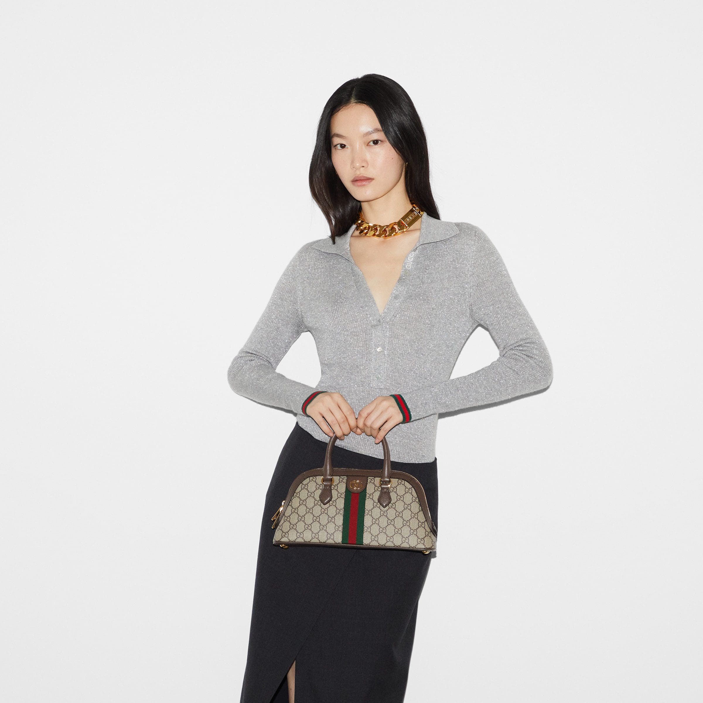 GUCCI OPHIDIA SMALL TOP HANDLE BAG - 图片 6