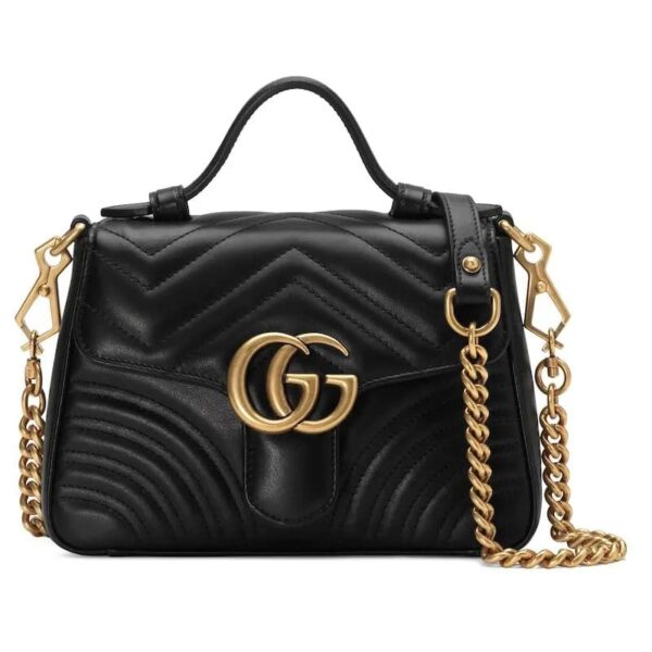 GUCCI MARMONT MINI TOP HANDLE BAG