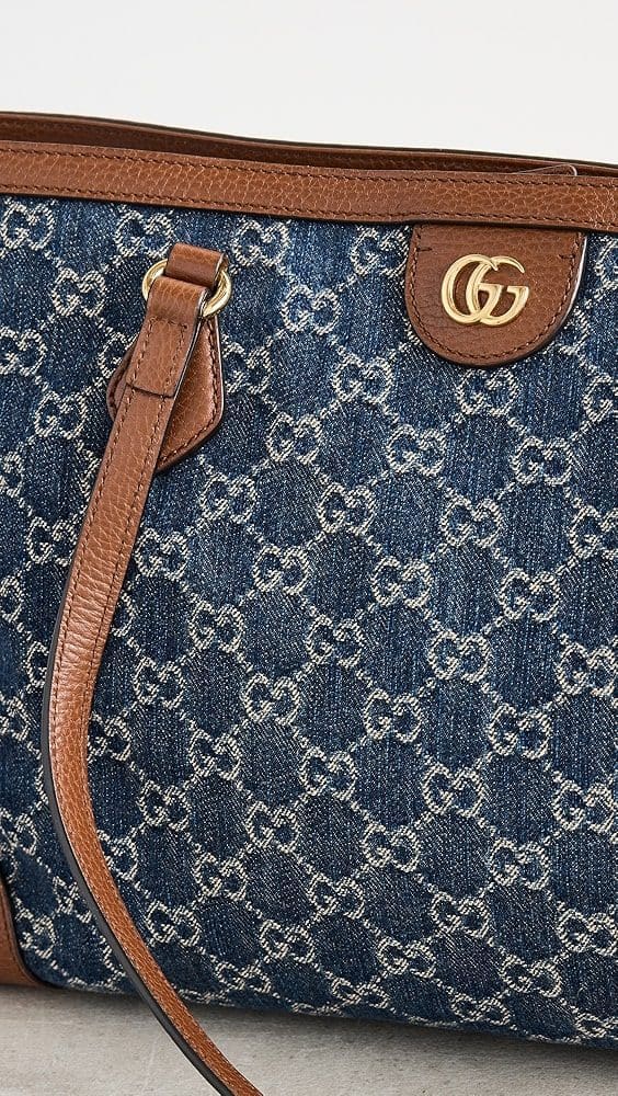Gucci Blue Denim Ophidia Medium Tote - 图片 4