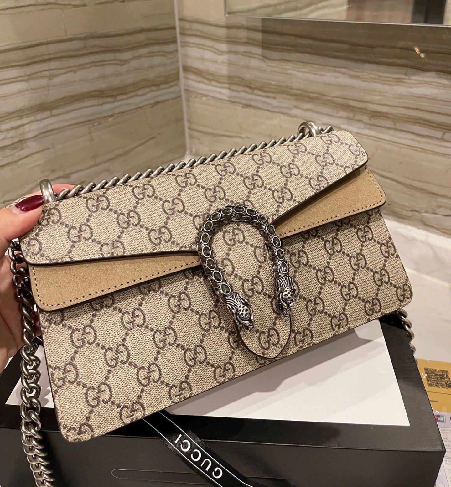 GUCCI DIONYSUS GG SMALL SHOULDER BAG - 图片 3