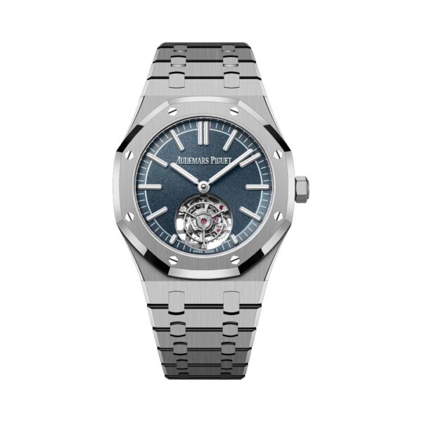 Audemars Piguet Royal Oak Selfwinding Flying Tourbillon 26730TI.OO.1320TI.01 ’50th Anniversary’ Titanium Blue Dial