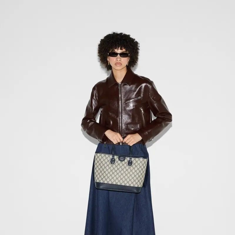 GUCCI OPHIDIA SMALL TOTE - 图片 4