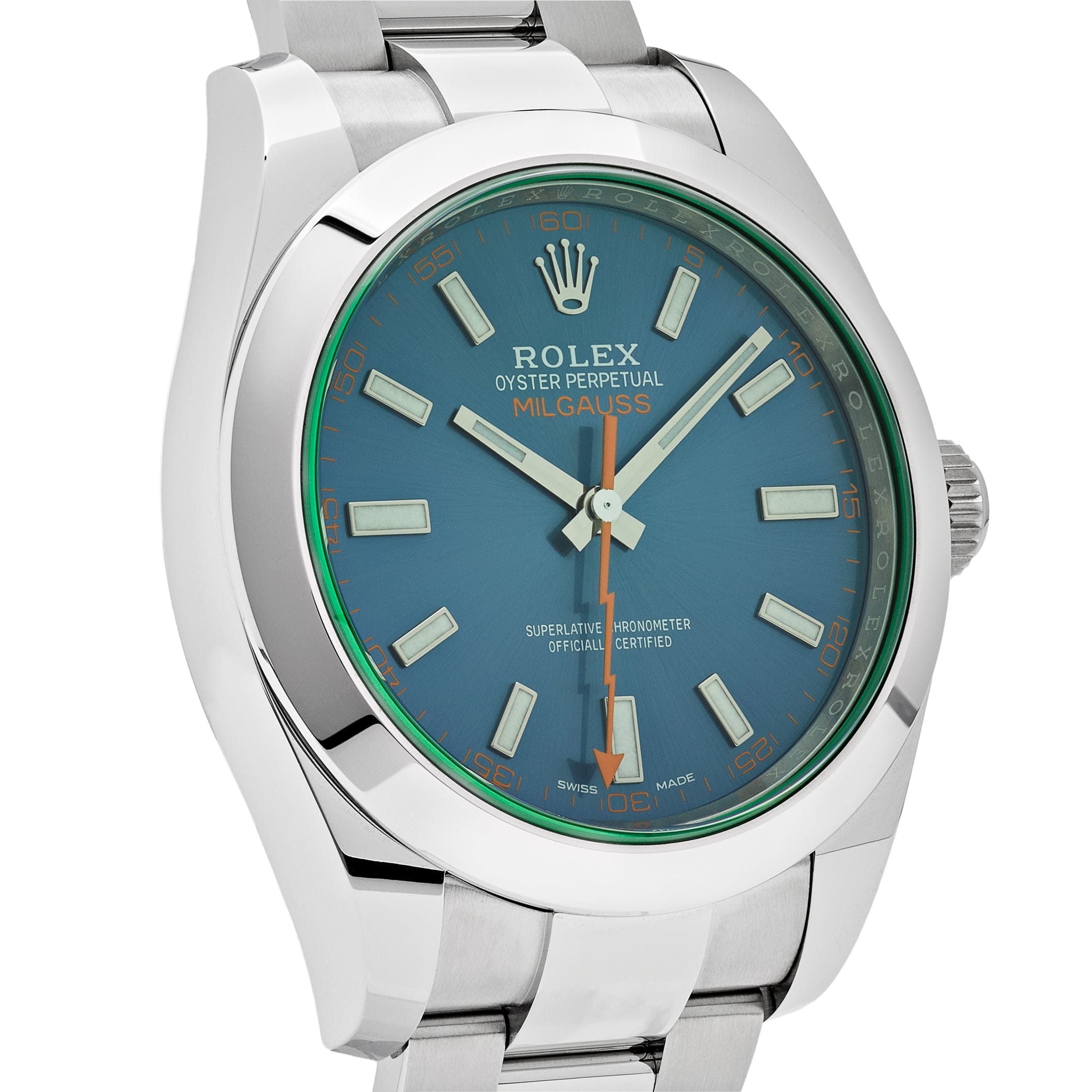Rolex Milgauss 116400GV Stainless Steel Blue Dial (2021) - 图片 4