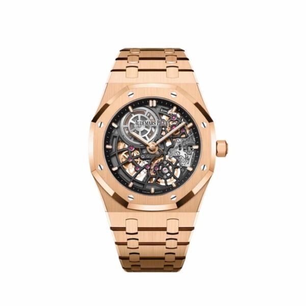 Audemars Piguet Royal Oak 16204OR.OO.1240OR.01 ‘Jumbo’ 50th Anniversary Rose Gold Extra-Thin Openworked