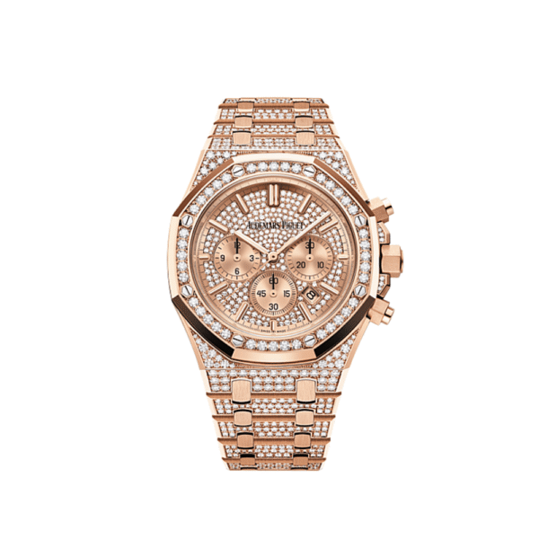 Audemars Piguet Royal Oak 26333OR.ZZ.1220OR.01 Chronograph Rose Gold Diamond Set (2021)