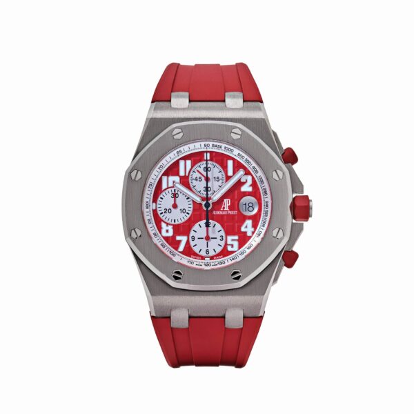 Audemars Piguet Royal Oak Offshore Chronograph 26108ST.OO.D066CR.01 Rhone-Fusterie Stainless Steel Red Dial Limited Edition (2009)