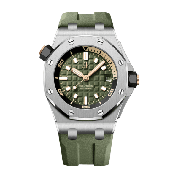 Audemars Piguet Royal Oak Offshore 15720ST.OO.A052CA.01 Diver Stainless Steel Khaki Green Dial