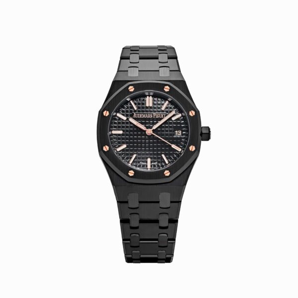 Audemars Piguet Royal Oak Selfwinding 77350CE.OO.1266CE.01 ‘Ladies’ Black Ceramic Black Dial
