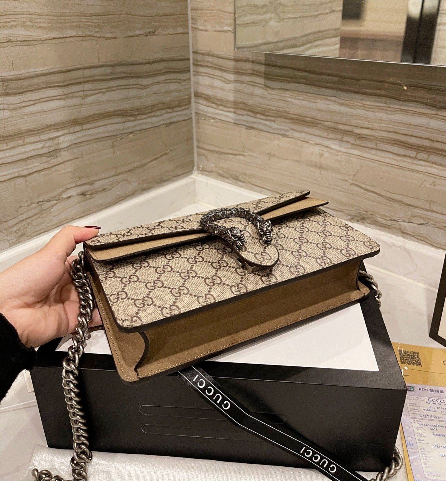 GUCCI DIONYSUS GG SMALL SHOULDER BAG - 图片 4