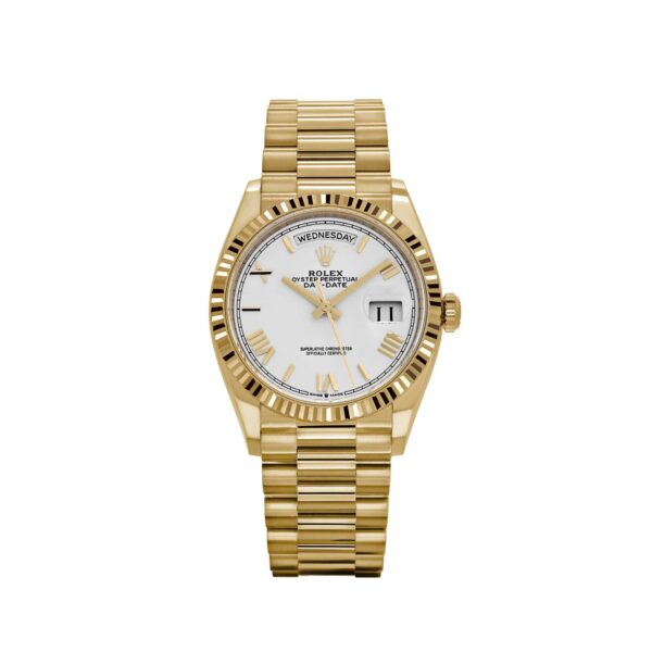 Rolex Day-Date 36 128238 Yellow Gold White Dial (2022)