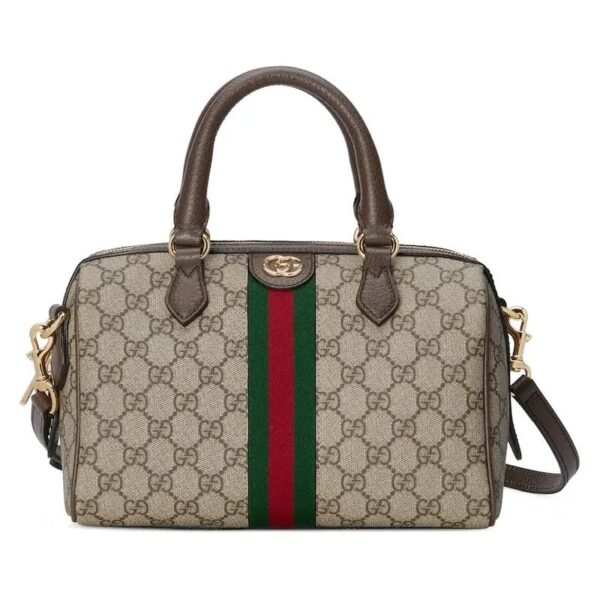 GUCCI OPHIDIA GG SMALL TOP HANDLE BAG