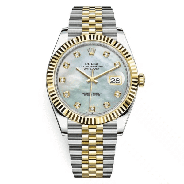 Rolex Datejust 126333 White MOP Diamond Jubilee 41mm