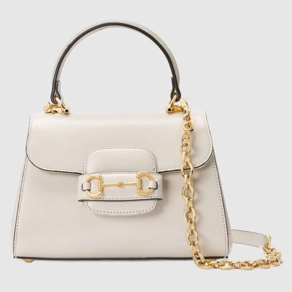 GUCCI HORSEBIT 1955 MINI BAG (White)