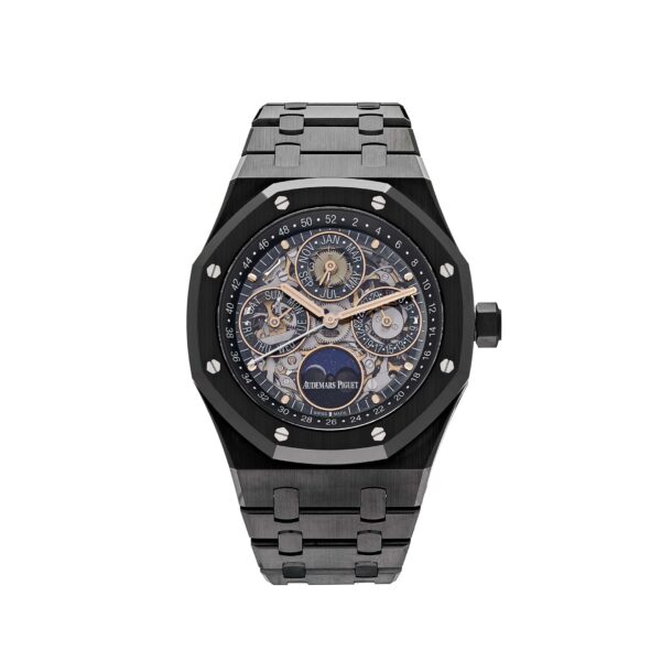 Audemars Piguet Royal Oak Perpetual Calendar 26585CE.OO.1225CE.01 Black Ceramic Openworked