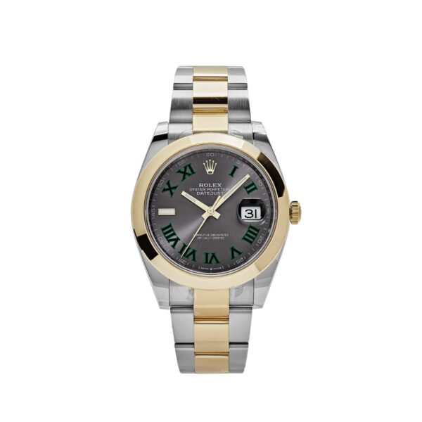 Rolex Datejust 41 126303 ‘Wimbledon’ Yellow Gold Stainless Steel Slate Dial (2024)