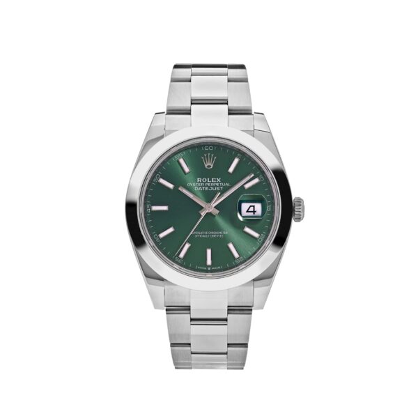 Rolex Datejust 41 126300 Stainless Steel Green Dial Oyster (2025)