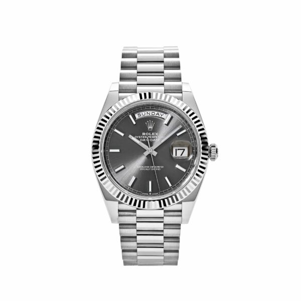 Rolex Day-Date 40 228239 White Gold Slate Rhodium Grey Dial (2024)