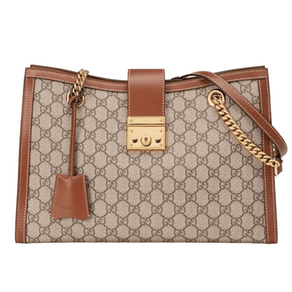 GUCCI PADLOCK MEDIUM GG SHOULDER BAG