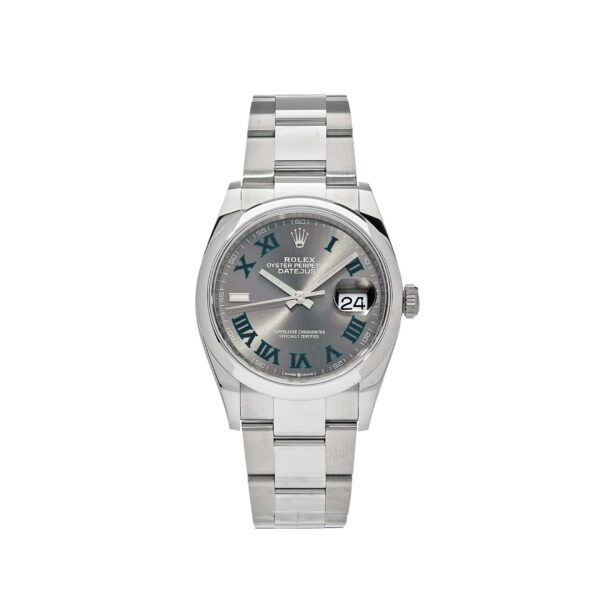 Rolex Datejust 36 126200 ‘Wimbledon’ Stainless Steel Slate Dial