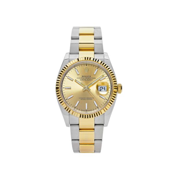 Rolex Datejust 36 126233 Two-Toned Yellow Gold Stainless Steel Champagne Dial (2023)