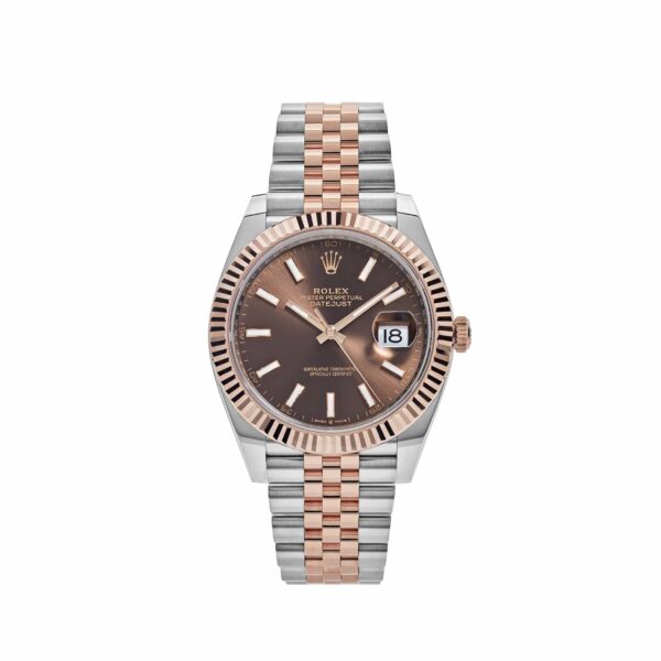 Rolex Datejust 41 126331 Two-Toned Rose Gold Stainless Steel Brown Dial (2023)