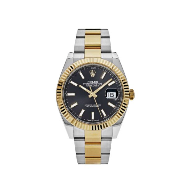 Rolex Datejust 41 126333 Yellow Gold Stainless Steel Black Dial Oyster (2024)