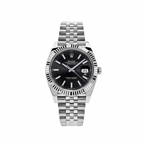 Rolex Datejust 41 126334 Stainless Steel Black Dial Jubilee Bracelet