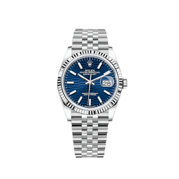 Rolex Datejust 36 126234 Stainless Steel Blue Motif Dial Jubilee (2023)