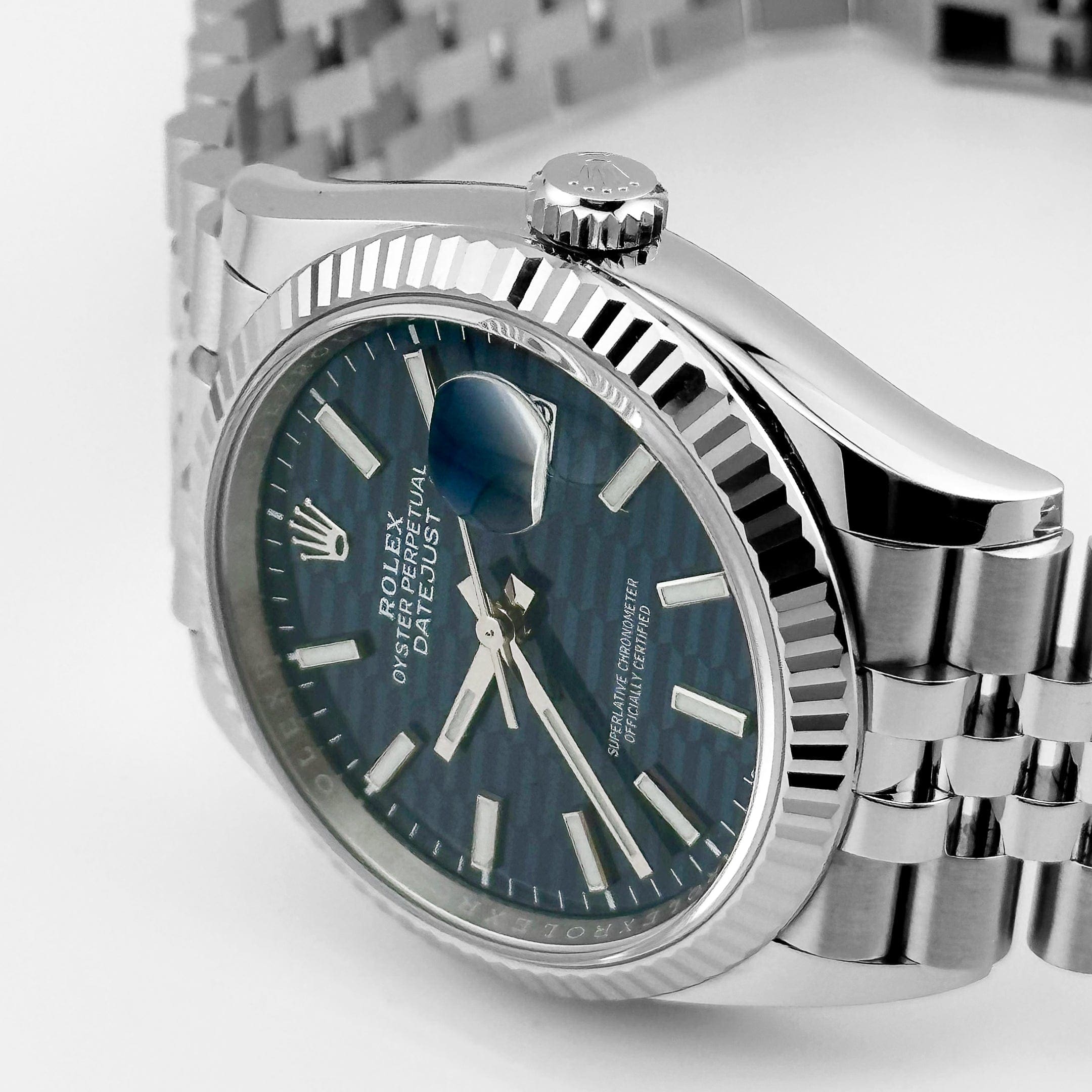 Rolex Datejust 36 126234 Stainless Steel Blue Motif Dial Jubilee (2023) - 图片 3