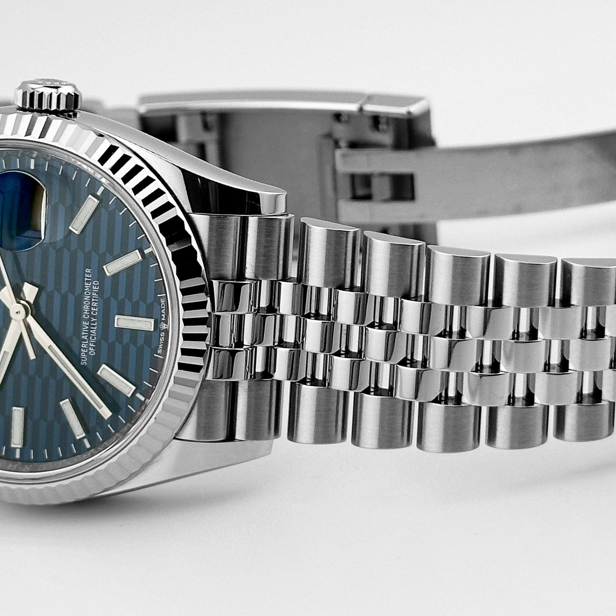Rolex Datejust 36 126234 Stainless Steel Blue Motif Dial Jubilee (2023) - 图片 7