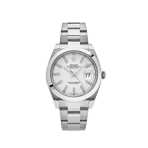 Rolex Datejust 41 126300 Stainless Steel White Dial Oyster