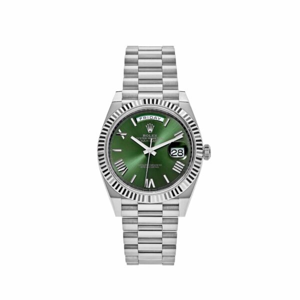 Rolex Day-Date 40 228239 White Gold Olive Dial (2023)